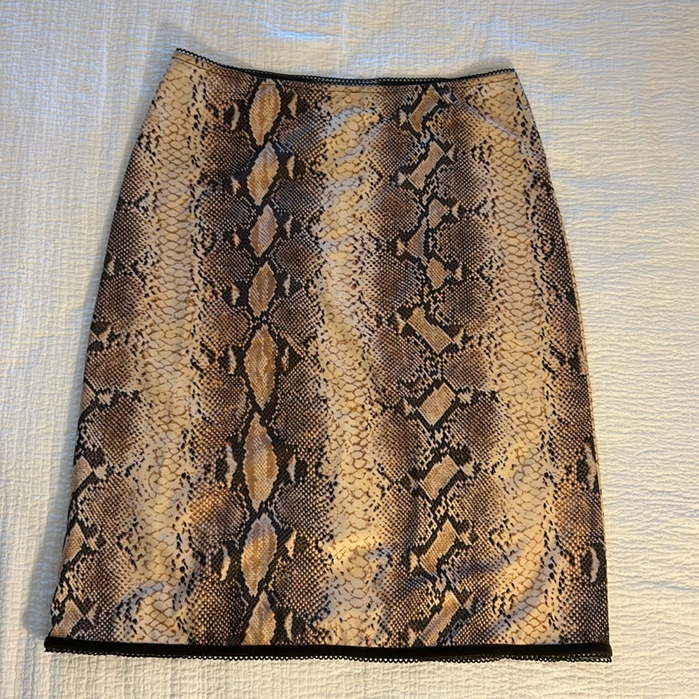 Susan Monaco animal print skirt